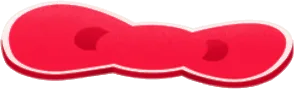 ハローキティのリボンラグの画像