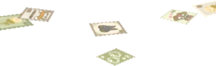 散りばめられた切手の画像