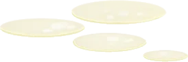 白いすべすべの飛び石の画像