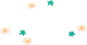 散らばった苺の花とへタの画像