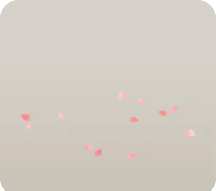 フラワーシャワーの花びらの画像
