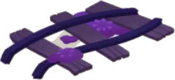 途切れた線路の画像