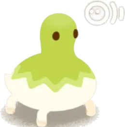 モチガメ・黄緑の画像