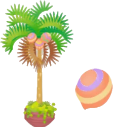 楽園のヤシの木の画像