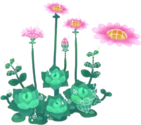 電子多肉植物の木の画像
