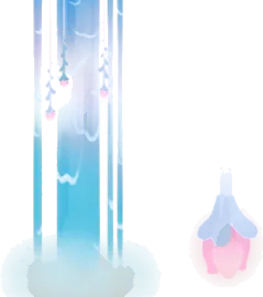 小さな滝の木の画像