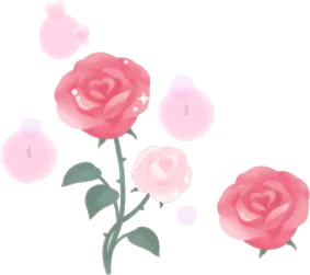 きらめく薔薇の木の画像
