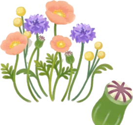 ワイルドフラワーの木の画像