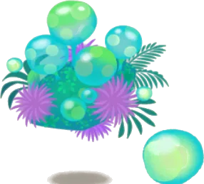 バブルプラントの木の画像