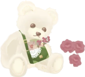 郵便鞄を持ったテディベアの木の画像