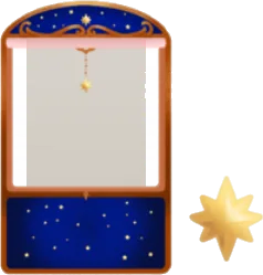 スターライトトレインの窓の木の画像