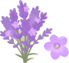 ラベンダーの木の画像