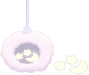 ふわふわの雲ベッドの木の画像