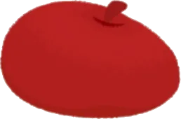 ベレー帽・赤の画像