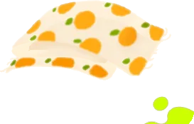 手ぬぐい・蜜柑の画像