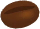 袋からあふれたコーヒー豆の画像