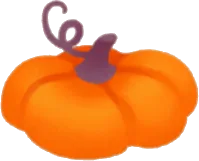 ハロウィンカボチャのフタの画像