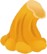 カボチャのヘタ帽子の画像