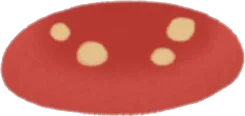 冬の森のキノコベレーの画像