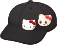 ハローキティとなかよしキャップの画像