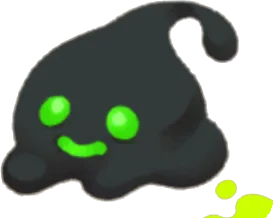 黒い小さなゴースト・クリームの画像