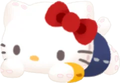 リヴリー頭のせハローキティの画像