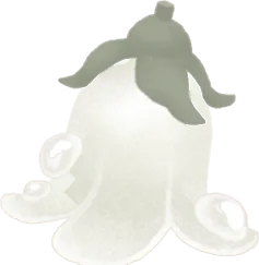 白い花の帽子の画像