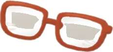 リヴリー用ブラウンスクエア眼鏡の画像