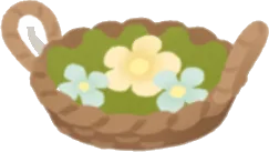 イースターフラワーバスケットの画像