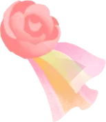 小さなフラワーヴェールの画像