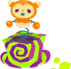 小さなグルグルボックスハットの画像