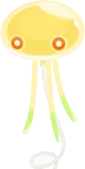 小さなプカポンの風船・黄の画像