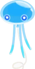 小さなプカポンの風船・青の画像