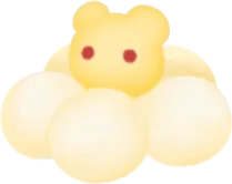 お月見団子の山の画像