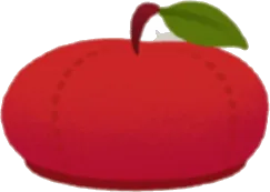 林檎ベレー帽・赤の画像