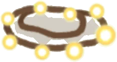 小さなクリスマスライトの画像