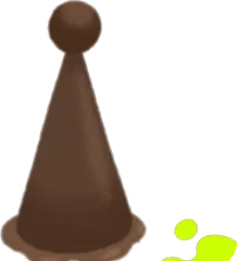 チョコのパーティーハットの画像