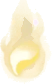 揺らめく鬼火の画像
