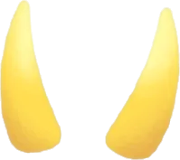 大きな鬼の角の画像