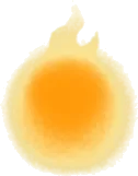 生まれたての炎の画像