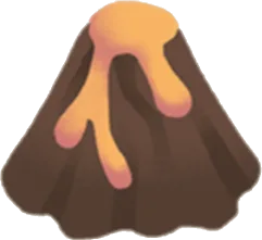 ふつふつミニチュア火山の画像