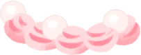 デコレーションクリーム・ピンクの画像