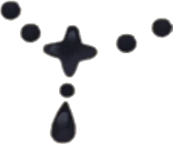 ルミナスチャームアクセ・黒の画像
