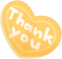 ミニハート・Thankyouの画像