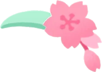 お花見日和のカチューシャの画像