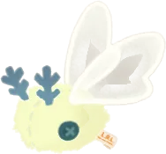 頭のせシロゲウスバネトイの画像