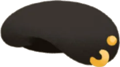 大きなパンクベレー帽・黒の画像