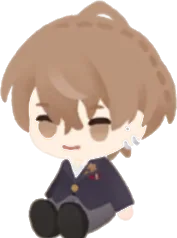 カガミの頭のせぬいぐるみの画像