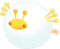 頭のせオオワタゲコモリトイの画像