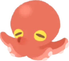 タコのぷにぷにフィギュアの画像